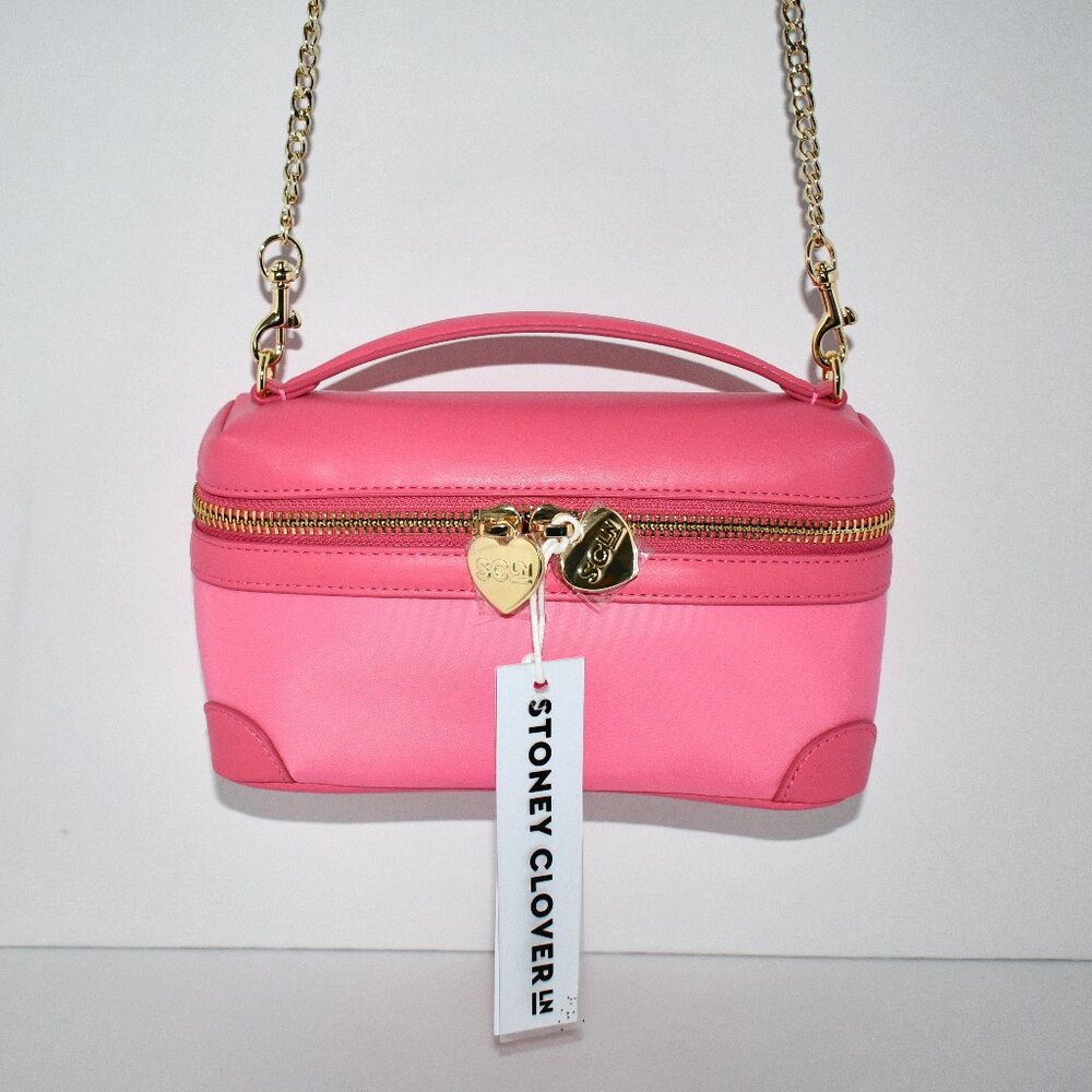 Stoney Clover Lane Top Handle Bag Front Zip in Guava #SCL-VD-23-THP-006 NWT